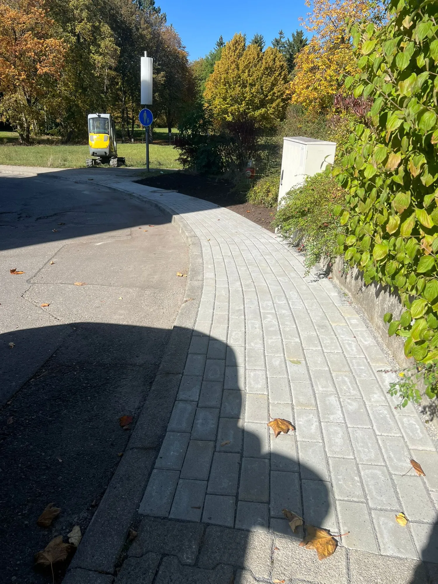 Gehweg in Bad Dürrheim